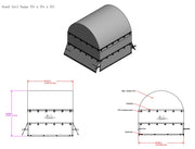 STEEL COIL TARP 7 FT
