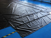 TARP 8 FT Combination 18oz/14oz Lumber Tarp 24x27 8' Drop – Black