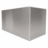 Aluminum Underbody Trailer Tool Box, 24x24x60 — Double Door