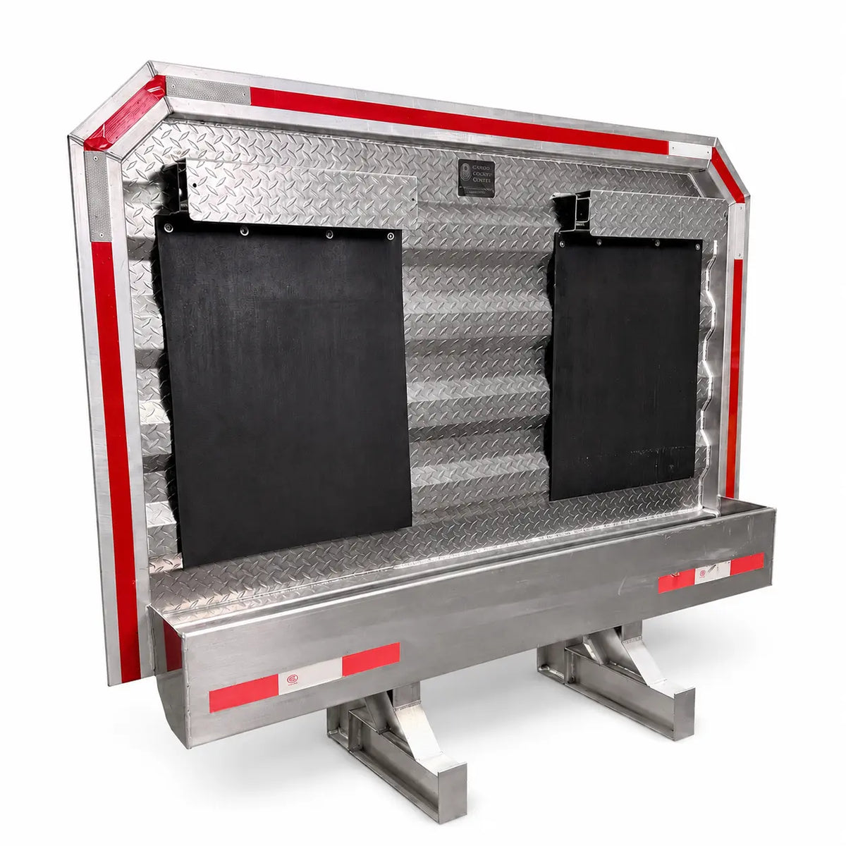 Headache Rack for Semi Truck — Aluminum, Chain Hangers & Tray, 68in x 80in