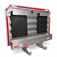 Headache Rack for Semi Truck — Aluminum, Chain Hangers & Tray, 68x80