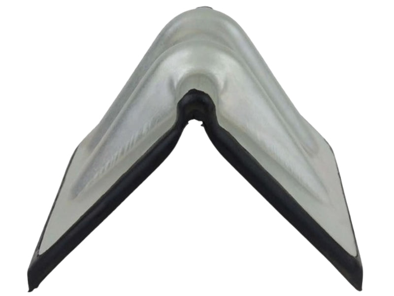 Steel Corner Protector, Rubber-Lined — Grip Edge Protector 1 3/4"-2"
