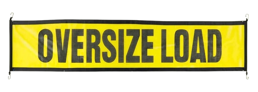 OVERSIZE LOAD SIGN 18 IN X 84 IN