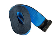 4 in. x 30 ft. Winch Strap with Flat Hook, Flatbed tie down straps WLL 5400 lbs