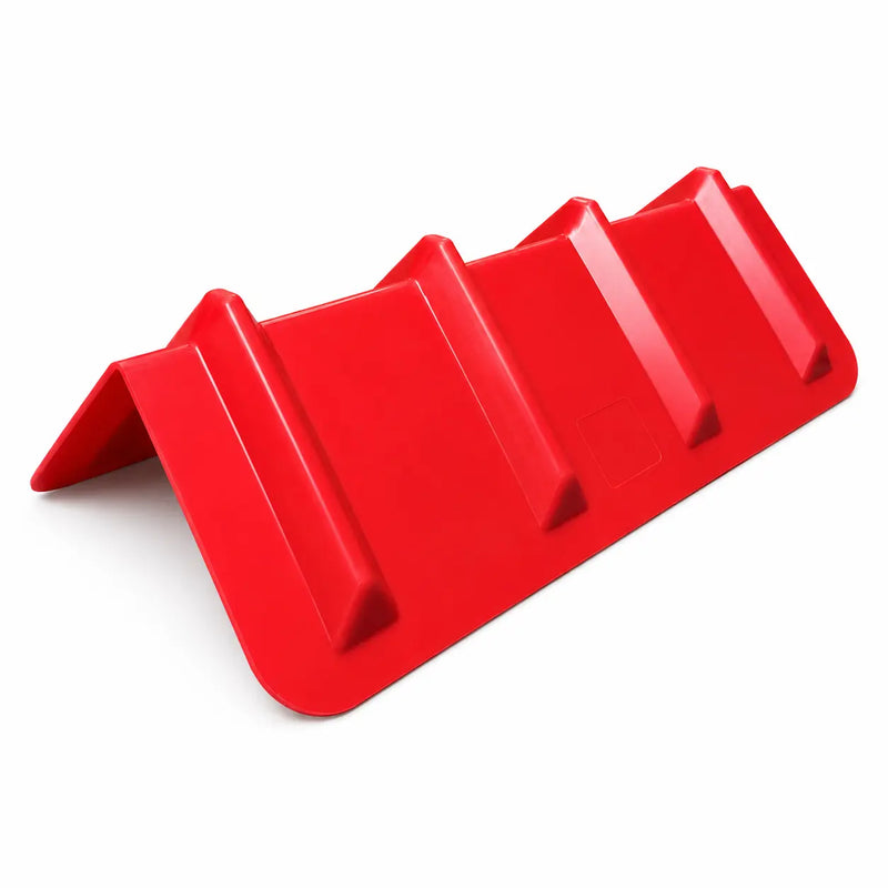 Plastic Corner Protector 24in, Red — V-Shaped Edge Protector