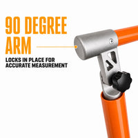 HD Load Height Measuring Stick, 15 ft — Folding, Dual Scale
