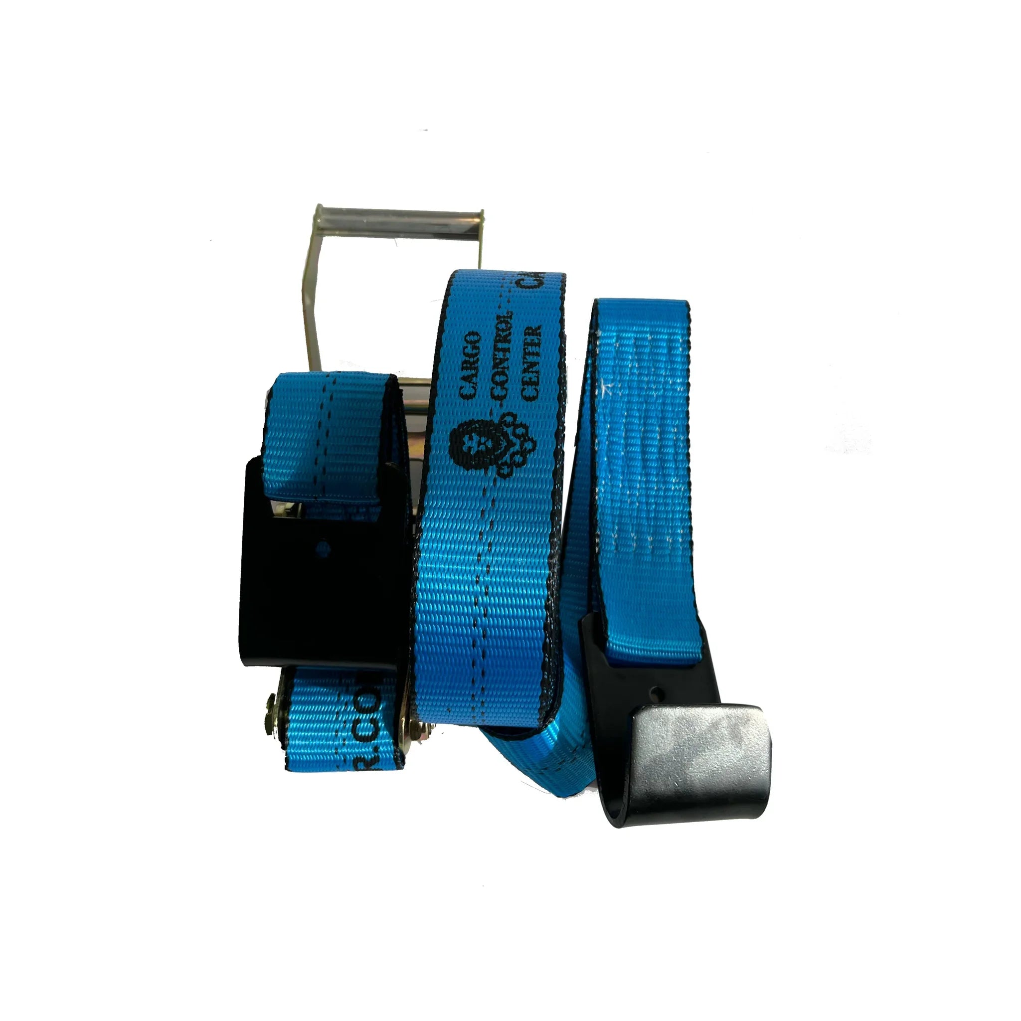 2 inch x 30 ft ratchet strap with flat hook, heavy duty flatbed tie down, 3,333 lb WLL — Cargo Control Center