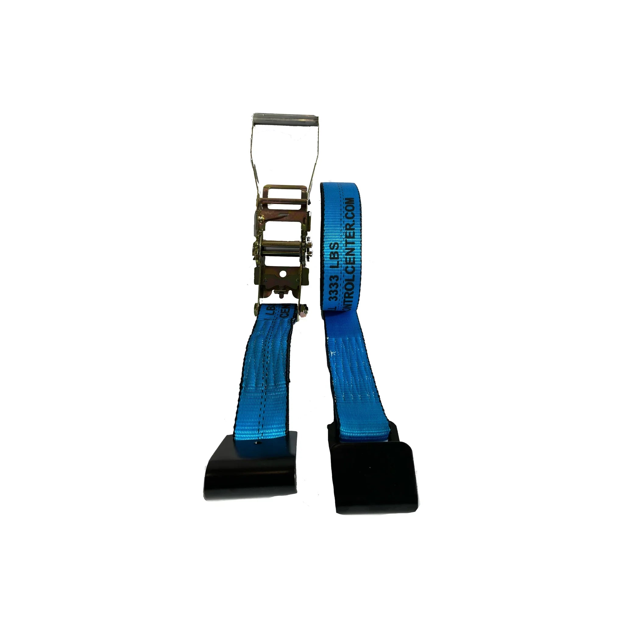 2 inch x 30 ft ratchet strap with flat hook, heavy duty flatbed tie down, 3,333 lb WLL — Cargo Control Center