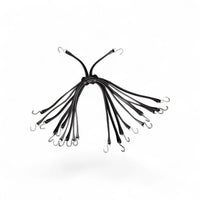 31in EPDM Tarp Bungee Straps — Box of 50, S-Hooks