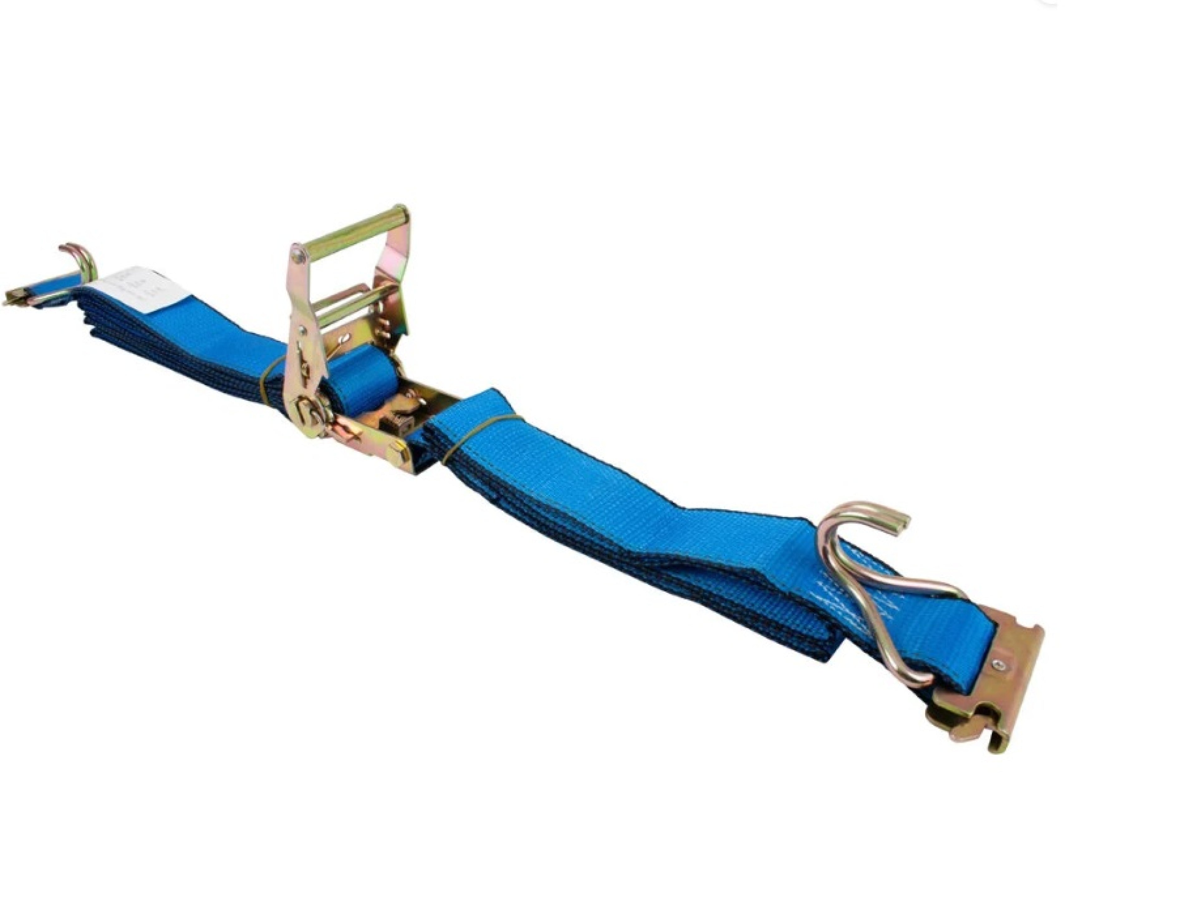 2" x 16' E-Track Ratchet Strap with E-Fitting and Wire Hooks