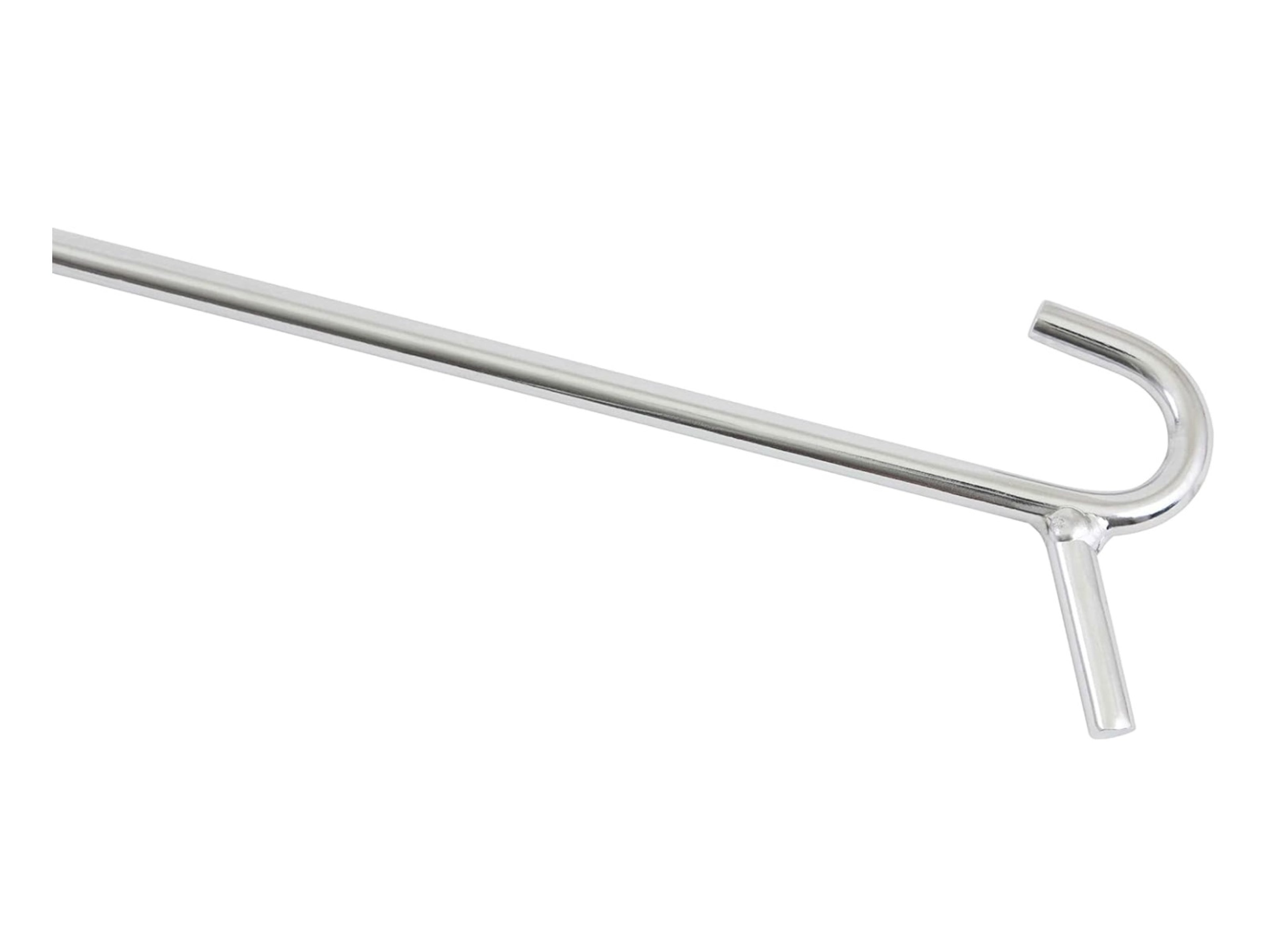 34" Chrome Fifth Wheel Pin Puller w/ Lifting Hook