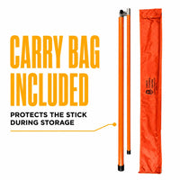 HD Load Height Measuring Stick, 15 ft — Folding, Dual Scale
