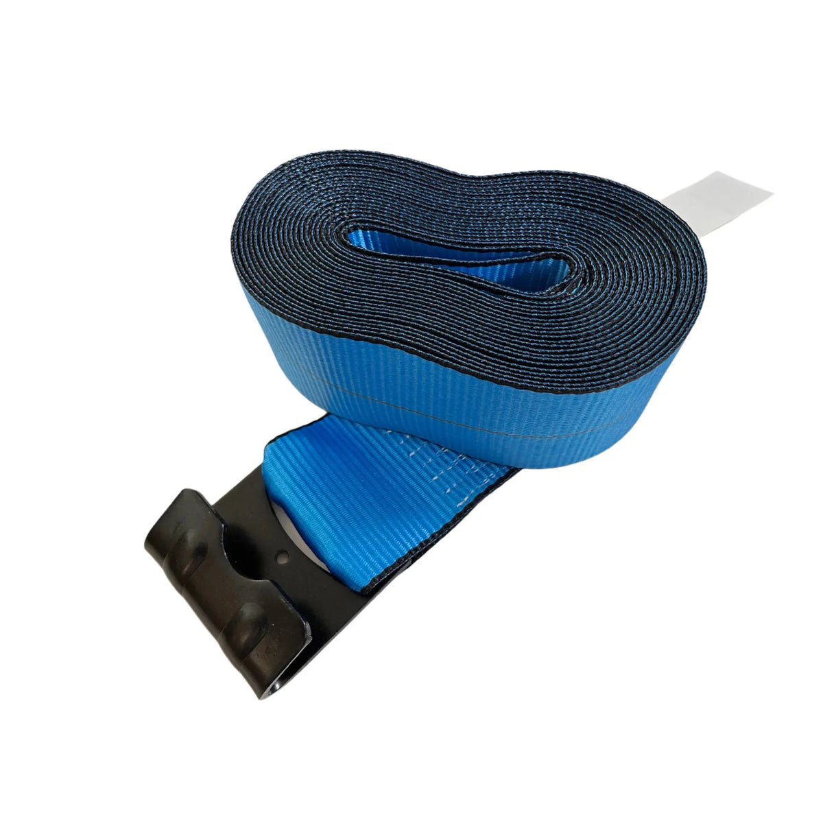 4 inch x 30 ft winch strap with flat hook, heavy duty flatbed tie down, 5,400 lb WLL — Cargo Control Center