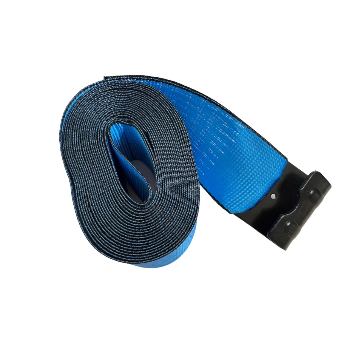 4 inch x 30 ft winch strap with flat hook, heavy duty flatbed tie down, 5,400 lb WLL — Cargo Control Center