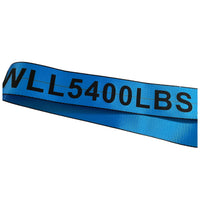 4 inch x 30 ft winch strap with flat hook, heavy duty flatbed tie down, 5,400 lb WLL — Cargo Control Center