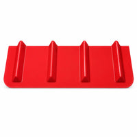 Plastic Corner Protector 24in, Red — V-Shaped Edge Protector