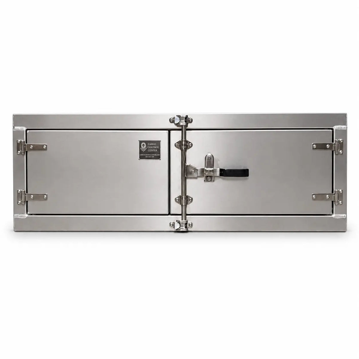 Aluminum Underbody Trailer Tool Box, 18x18x60 — Double Door