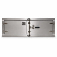 Aluminum Underbody Trailer Tool Box, 18x18x60 — Double Door