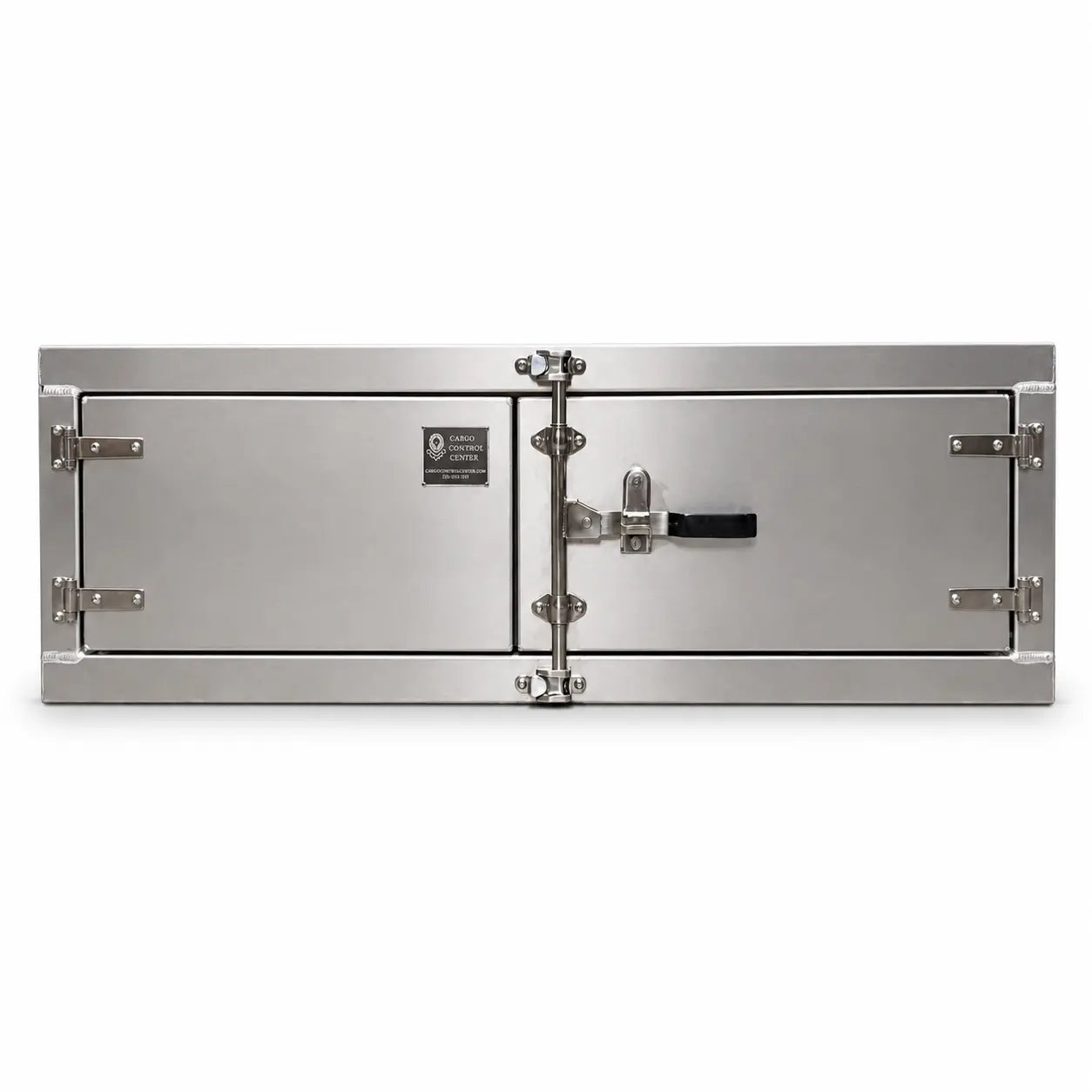 Aluminum Underbody Trailer Tool Box, 18x18x60 — Double Door