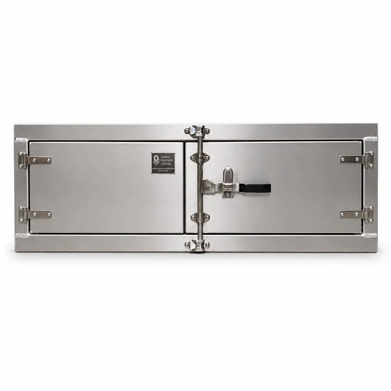 Aluminum Underbody Trailer Tool Box, 18x18x60 — Double Door