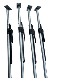 Cargo Load Lock Bar 89-105in — Ratcheting Steel Bar for Dry Vans