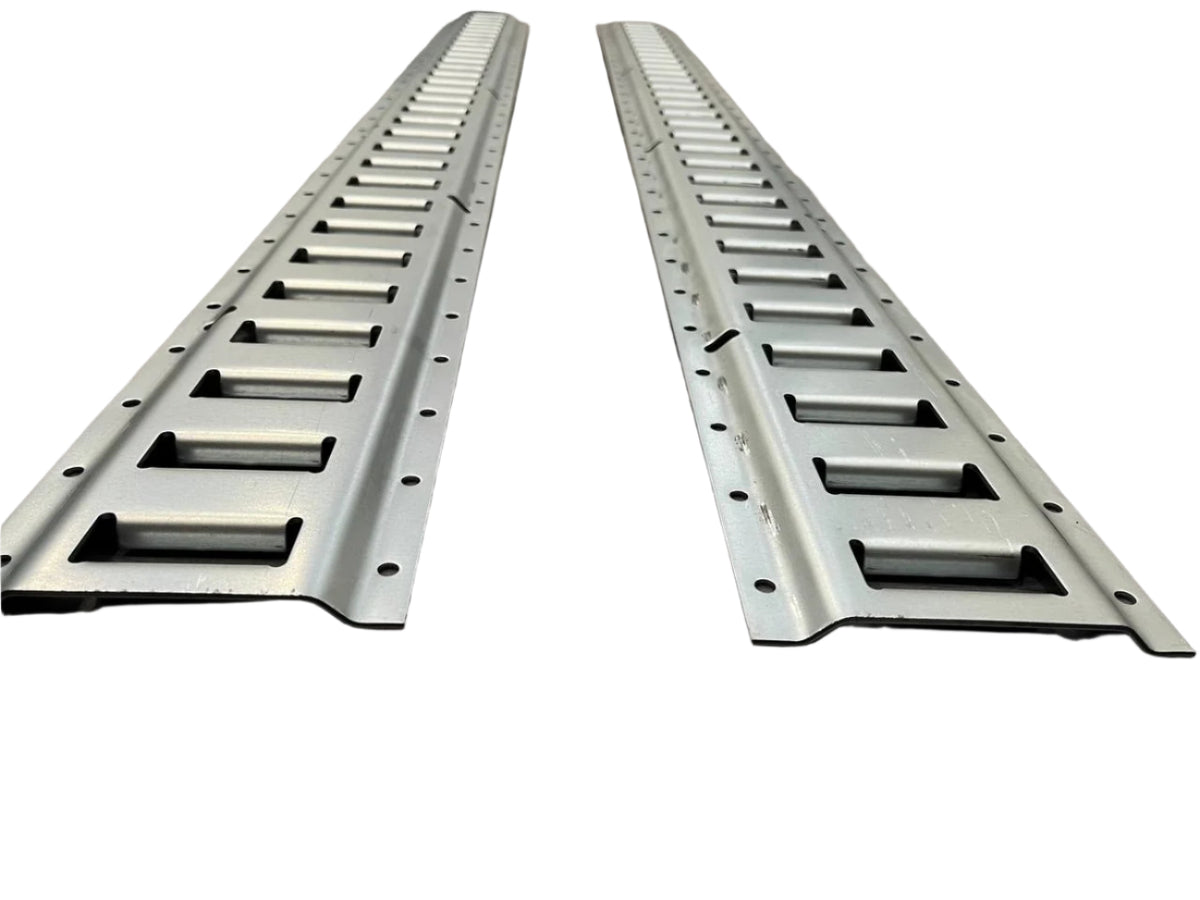 Horizontal E-Track Rail for Vans — 12-Gauge Galvanized Steel