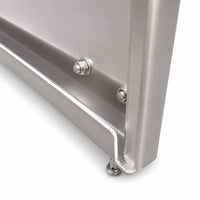 Aluminum Underbody Trailer Tool Box, 24x24x60 — Double Door