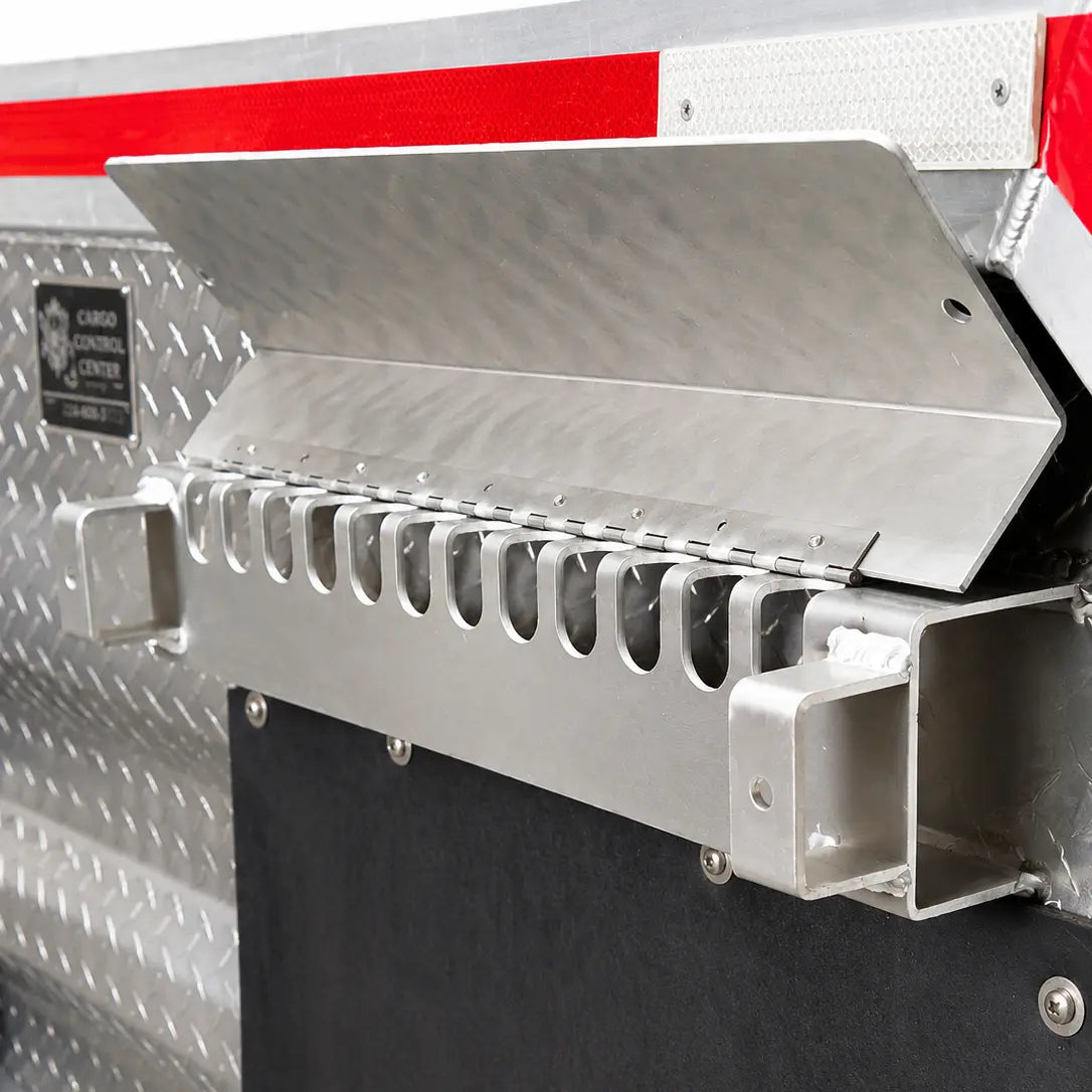 Headache Rack for Semi Truck — Aluminum, Chain Hangers & Tray, 68in x 80in