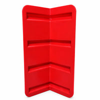Plastic Corner Protector 24in, Red — V-Shaped Edge Protector