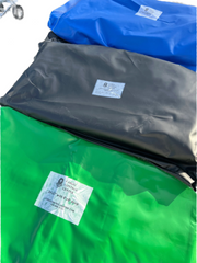 4FT HD Durable 18oz Steel Tarp 16' x 27' with Flap - Features Stainless Steel D-Rings