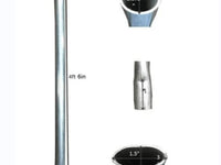 Steel Pipe Stake 4'6" — Flatbed Stake Pocket, 9-Gauge