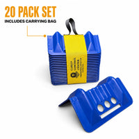 Plastic Corner Protector 4in x 10in — 20-Pack w/ Carry Bag