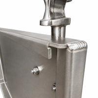 Aluminum Underbody Trailer Tool Box, 24x24x60 — Double Door