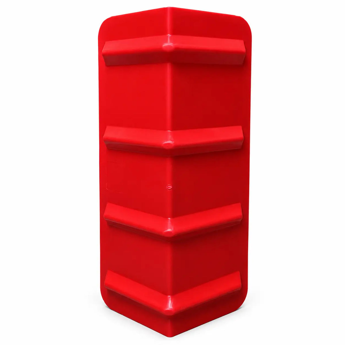 Plastic Corner Protector 24in, Red — V-Shaped Edge Protector