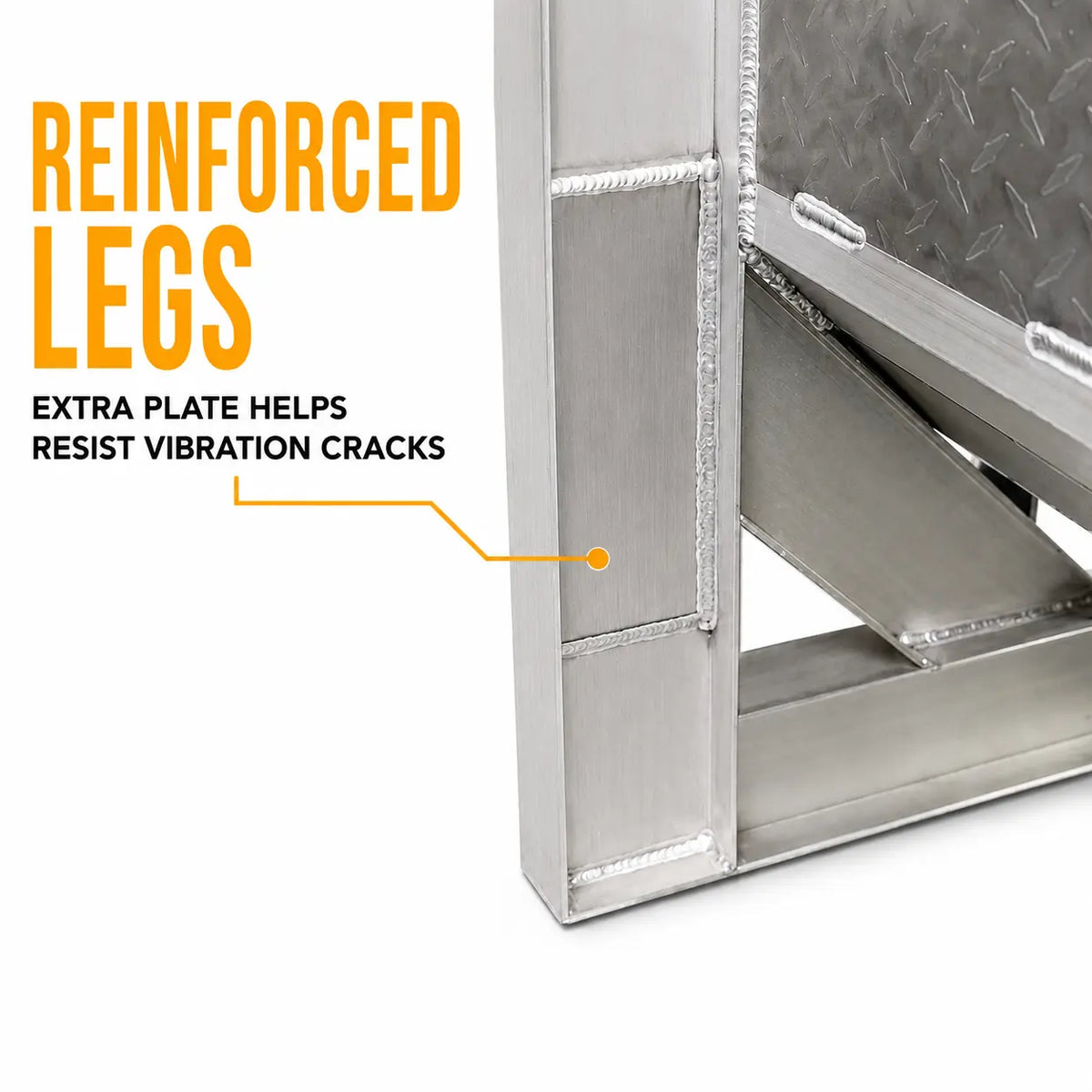 Headache Rack for Semi Truck — Aluminum, Chain Hangers & Tray, 68in x 80in