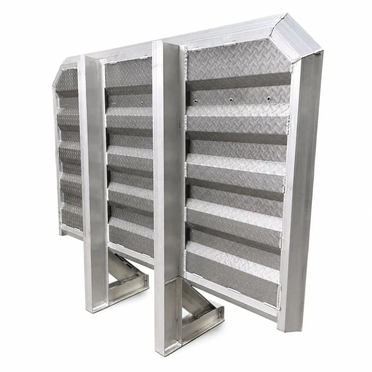 Headache Rack for Semi Truck — Aluminum, Chain Hangers & Tray, 68in x 80in