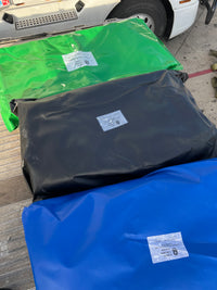 Flatbed Lumber Tarp 16x27, 4 FT Drop — 18oz Heavy Duty