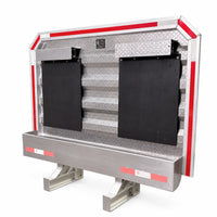 Headache Rack for Semi Truck — Aluminum, Chain Hangers & Tray, 68x80