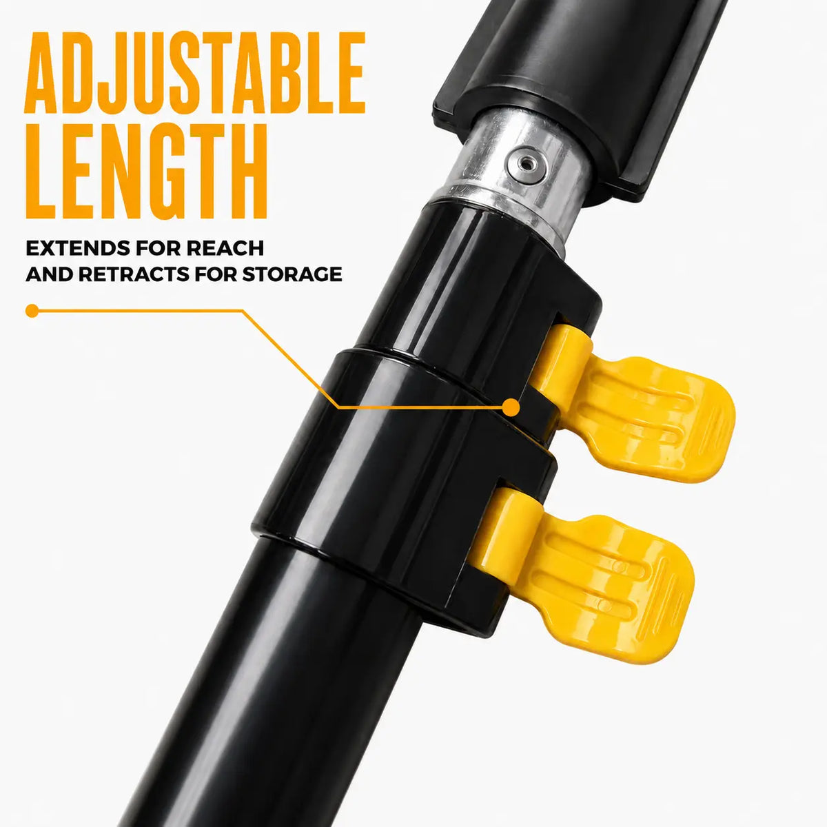 8 ft Extension Handle for Corner Protectors — Aluminum, V-Shaped Head