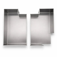 Aluminum Dunnage Rack for Flatbed Trailer — Wood Holder, Pair