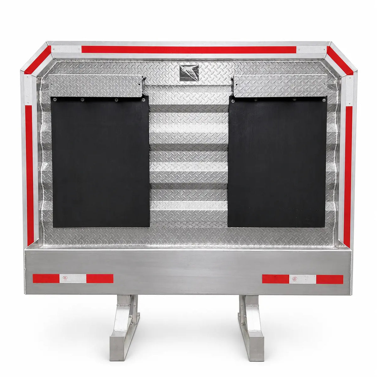 Headache Rack for Semi Truck — Aluminum, Chain Hangers & Tray, 68x80
