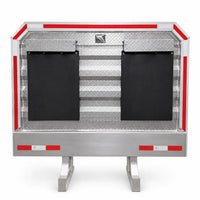 Headache Rack for Semi Truck — Aluminum, Chain Hangers & Tray, 68x80
