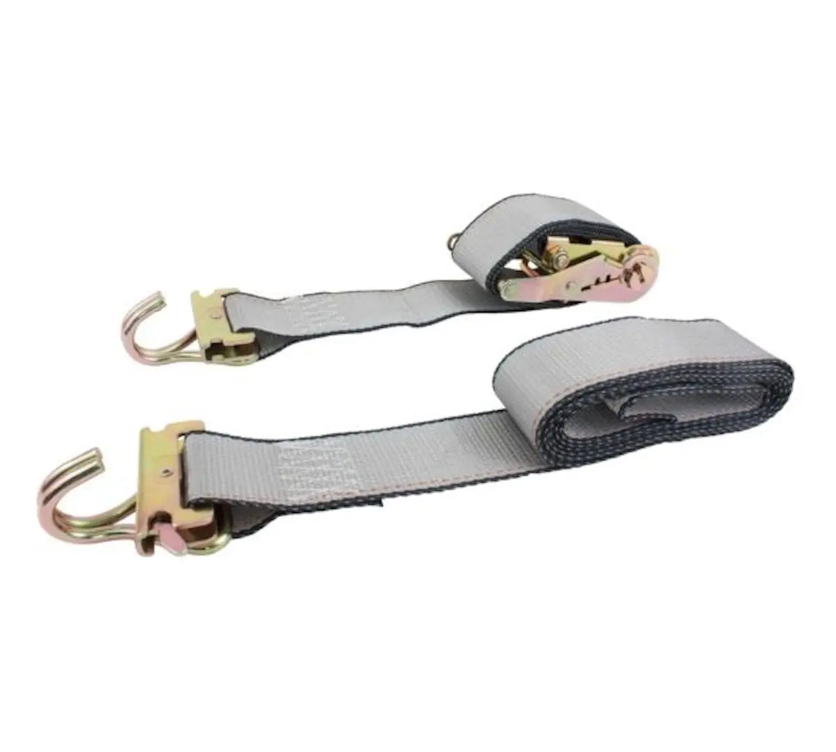 2" x 16' E-Track Ratchet Strap with E-Fitting and Wire Hook