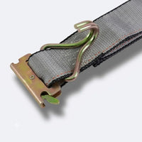 2" x 16' E-Track Ratchet Strap with E-Fitting and Wire Hook