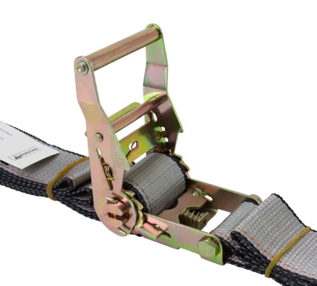 2" x 16' E-Track Ratchet Strap with E-Fitting and Wire Hook