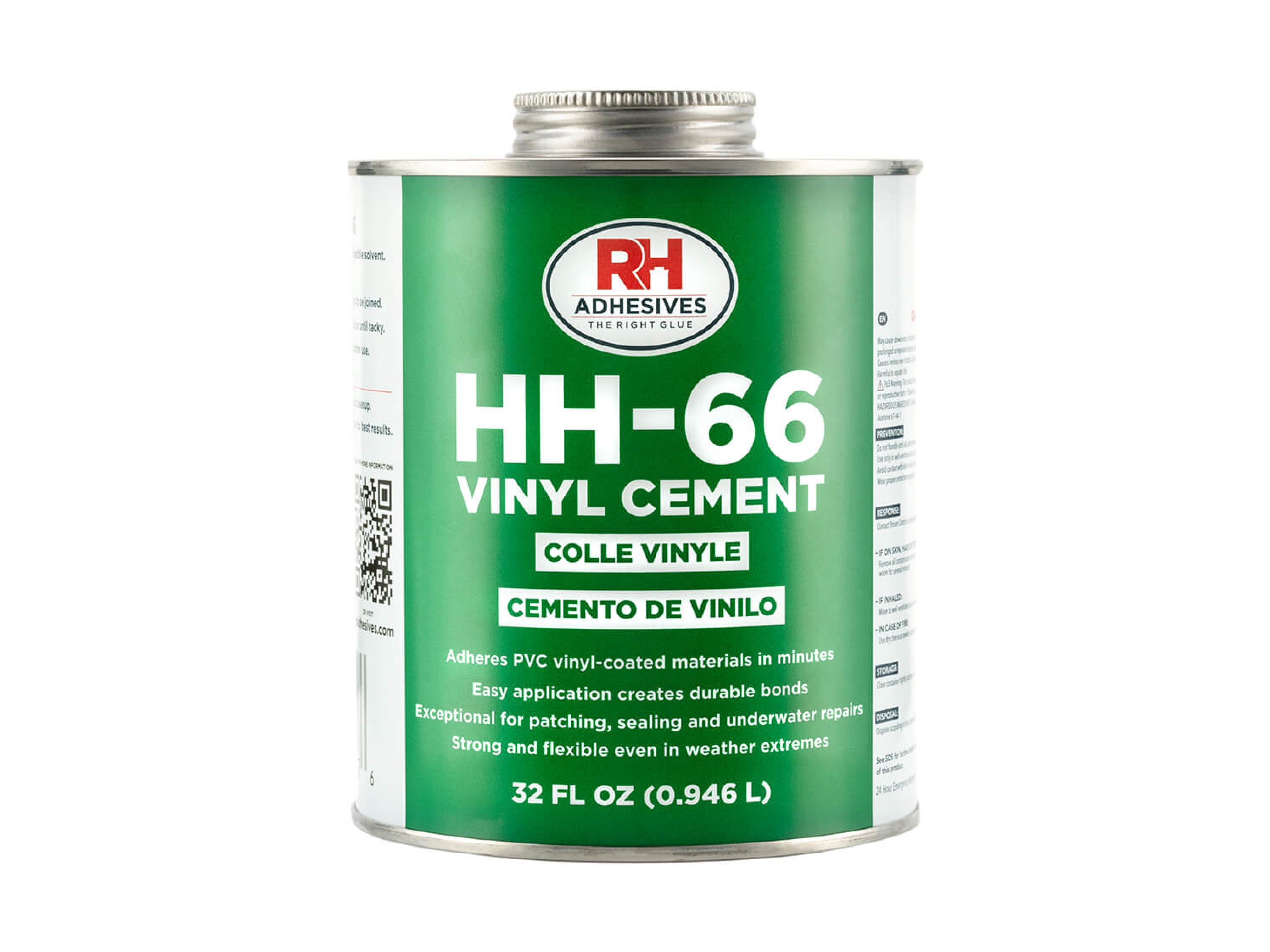 HH66 Vinyl Cement - 1 Quart Truck Tarp Tent Repair