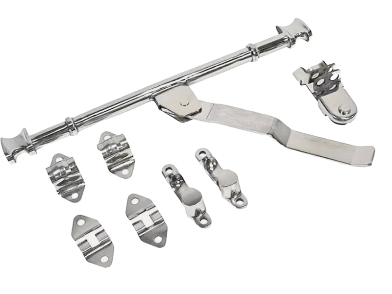 Replacement 24in Paddle Lock for Trailer Tool Box, w/ Fasteners