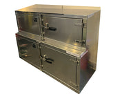 ALUMINUM TRAILER TOOLBOX 18 IN X 18 IN X 60 IN
