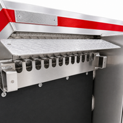 Headache Rack with Tool Box for Semi Truck — Diamond Plate Aluminum, 68