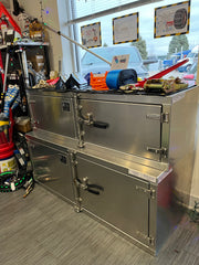 ALUMINUM TRAILER TOOLBOX 18 IN X 18 IN X 60 IN